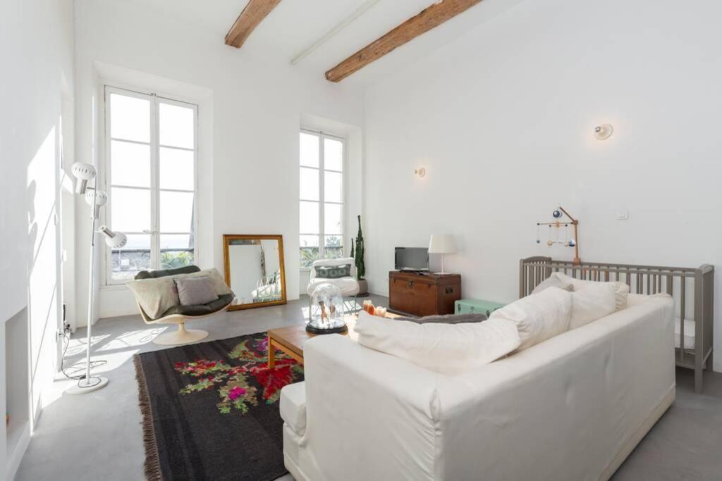 06J - Superb Duplex Loft With Ac - Sea View Διαμέρισμα Νίκαια Εξωτερικό φωτογραφία