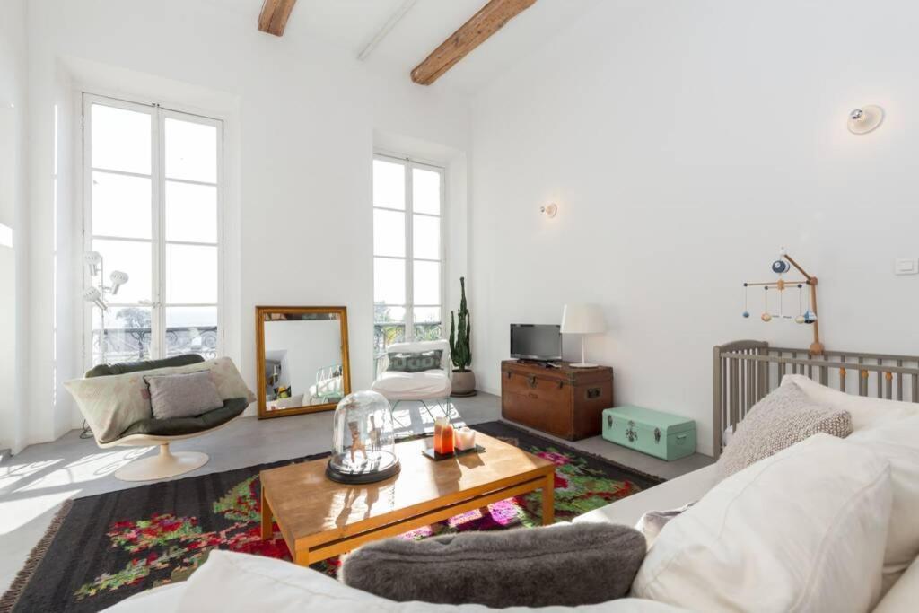 06J - Superb Duplex Loft With Ac - Sea View Διαμέρισμα Νίκαια Εξωτερικό φωτογραφία